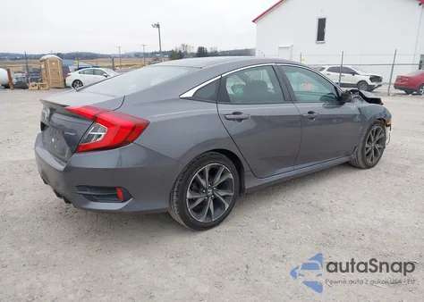 2019 Honda Civic Sport z USA, uszkodzony, nr VIN 2HGFC2F88KH518996